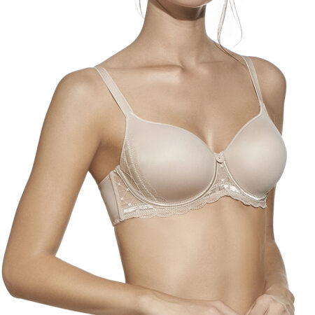 Reggiseno Desiré - Selene - Reggiseno in microfibra. Con ferretto e coppe imbottite. Inserto in pizzo nella parte laterale della coppa. Coppa C.