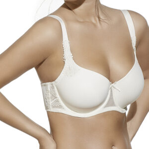 Reggiseno Alicia - Selene - Reggiseno in microfibra. Con ferretto e coppe imbottite. Fine decoro in guipure nelle spalline. Coppa C.