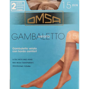 Il Gambaletto Velato 15 Omsa è l’accessorio perfetto per chi cerca eleganza e comfort. Con una trama sottile da 15 denari e un bordino comfort, dona alle gambe un aspetto raffinato e leggero. Ideale per ogni occasione, da look quotidiani ad eventi speciali.
