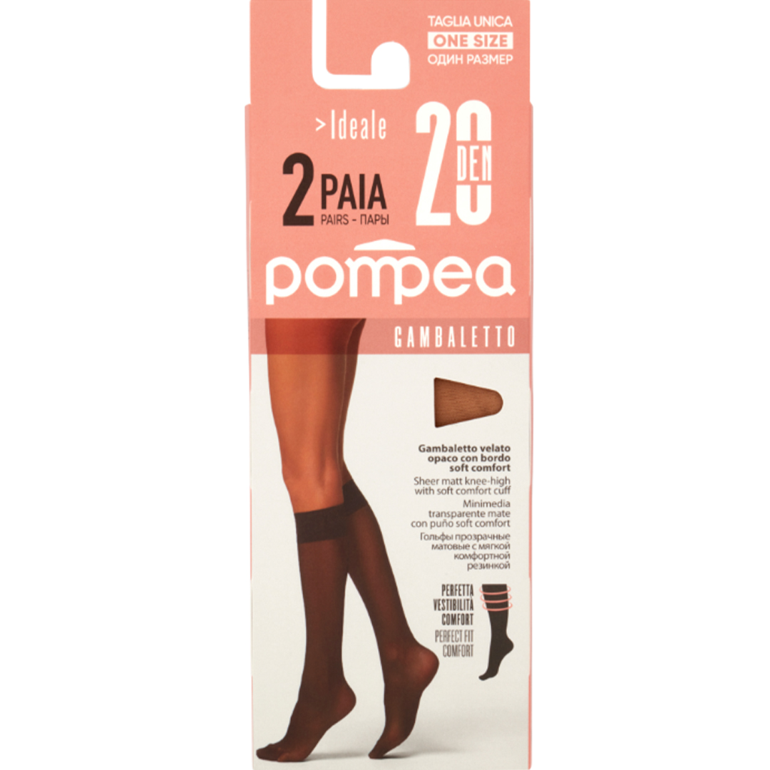 Ideale 20 Gambaletto Pompea - set 24 paia