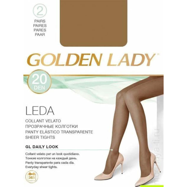 Collant LEDA 20 Golden Lady 2 paia - set 20pz