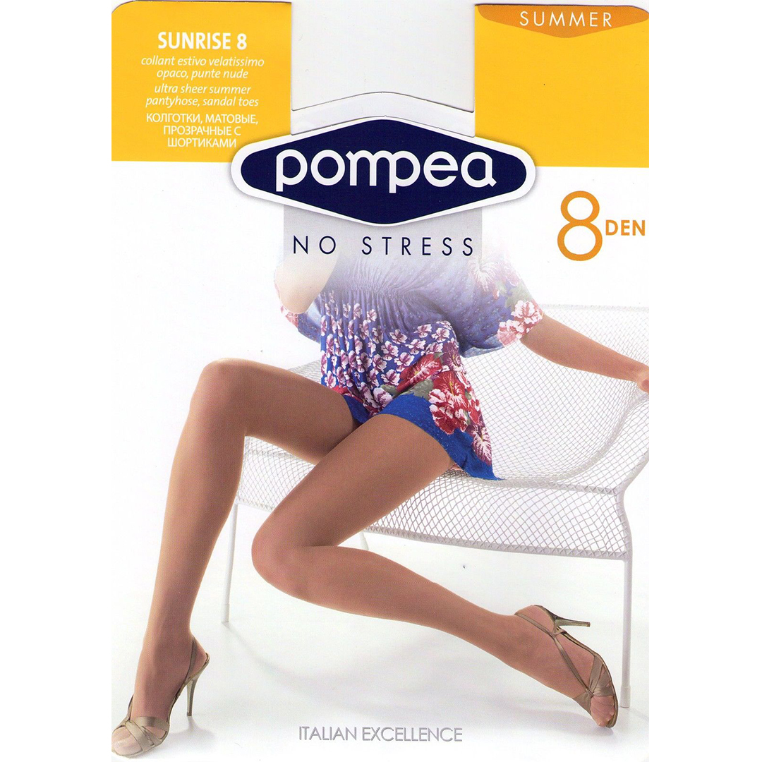 Collant Sunrise 8 Pompea - set 6 paia