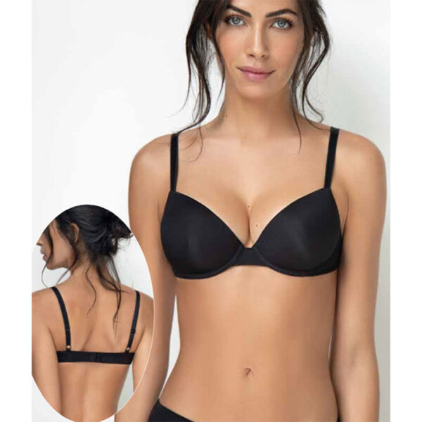 2544 Reggiseno Sielei: Push-up con ferretto, coppe graduate, spalline imbottite. Materiali di alta qualità, comfort duraturo. Eleganza e sensualità per un décolleté sicuro di te.