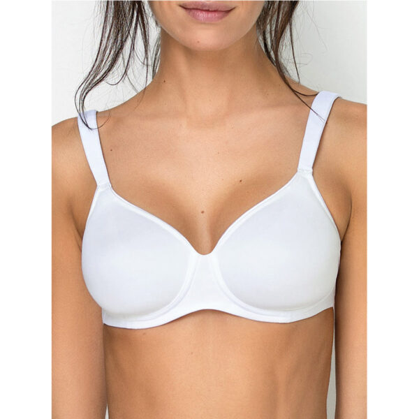 2552 Reggiseno Sielei: Microfibra morbida, coppa imbottita, ferretto, spalline imbottite. Regolatore supplementare, comfort personalizzato. Sostegno e stile per un décolleté sicuro di te.