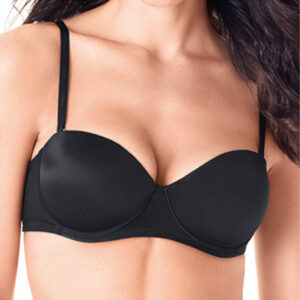 Pura Fascia Reggiseno Lormar: reggiseno balconcino in microfibra con coppe preformate e bretelline sganciabili. Effetto push-up, sostegno e versatilità per ogni occasione.