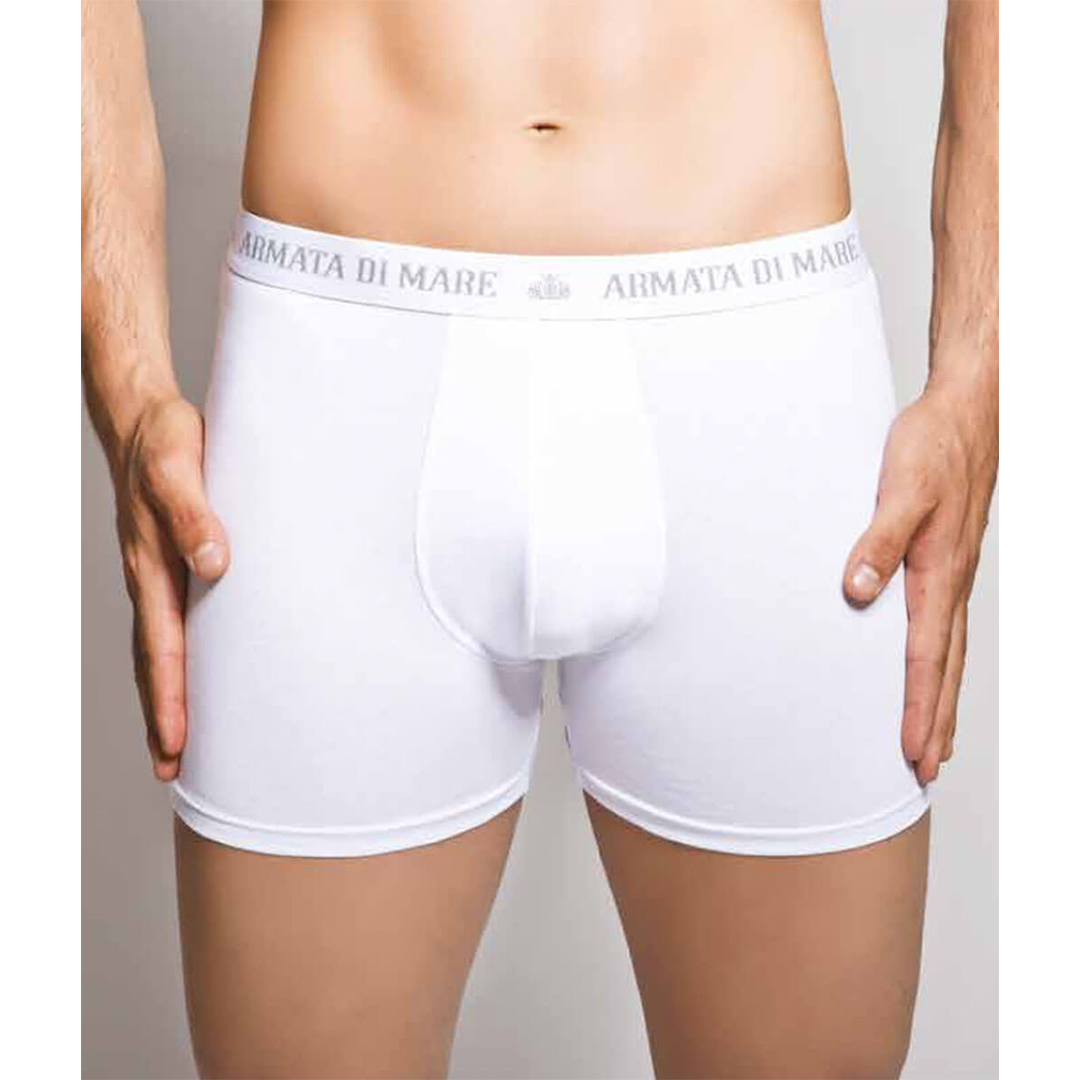 GT104 Armata di Mare Boxer: boxer in cotone elasticizzato con elastico esterno parlato. Vestibilità sicura e comfort totale per ogni occasione.