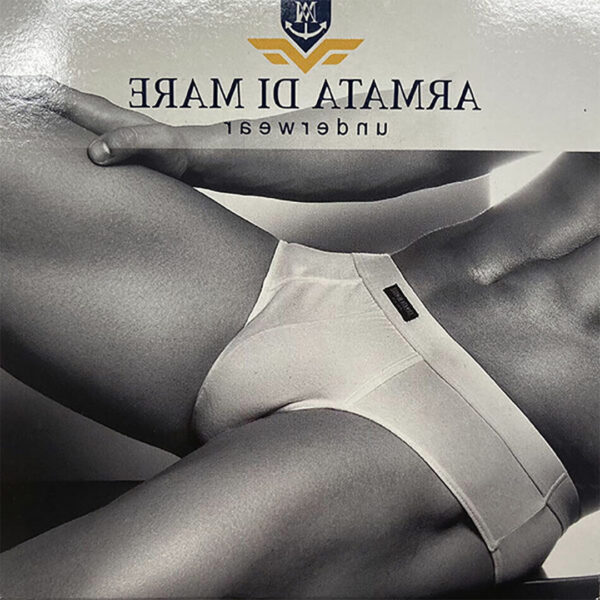 GT314 Armata di Mare Slip Uomo: slip in cotone elasticizzato con molla interna rivestita. Vestibilità ottimale e comfort per ogni giorno.