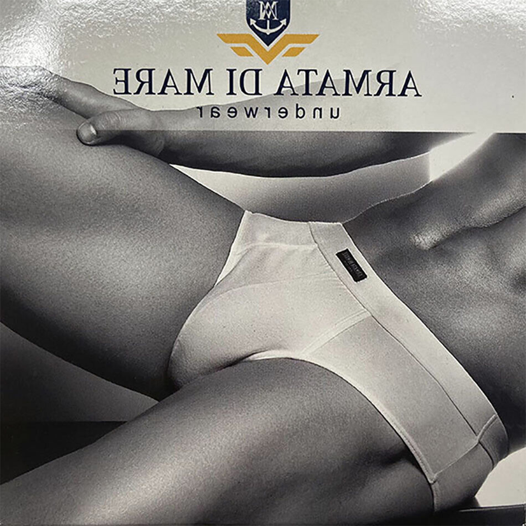 GT314 Armata di Mare Slip Uomo: slip in cotone elasticizzato con molla interna rivestita. Vestibilità ottimale e comfort per ogni giorno.