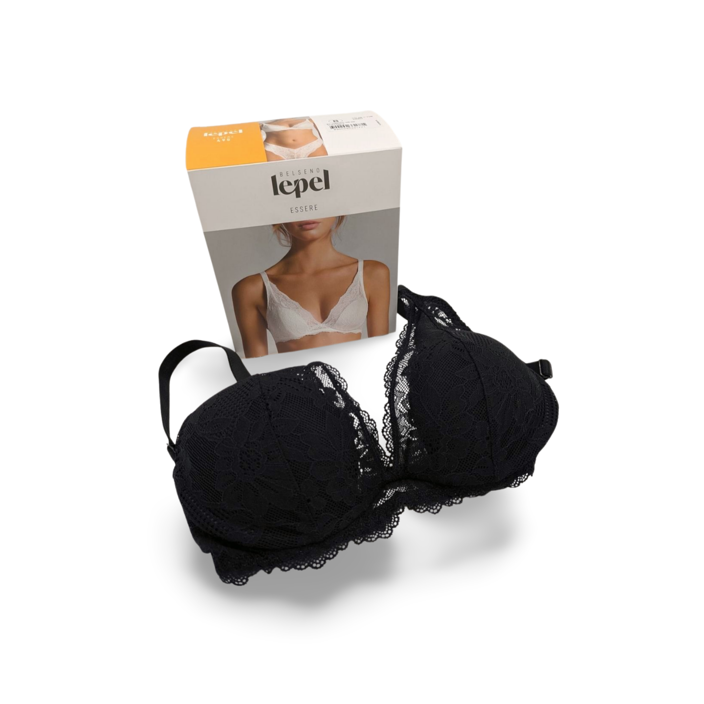 Reggiseno Balconcino Imbottito 495 Lepel: eleganza e sostegno con pizzo 3D e coppe imbottite. Comfort e stile per ogni giorno o occasione speciale.