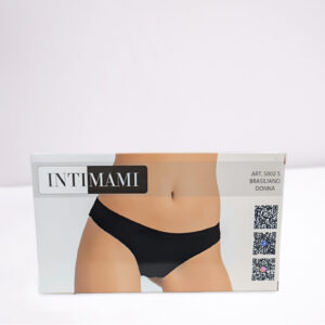 Slip Brasiliana NERO FRONTE Intimami 5802S