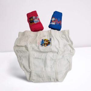 Slip Bambino Paw Patrol Nickelodeon in 100% cotone. Comodi, colorati e con stampe dei personaggi preferiti, ideali per uso quotidiano.